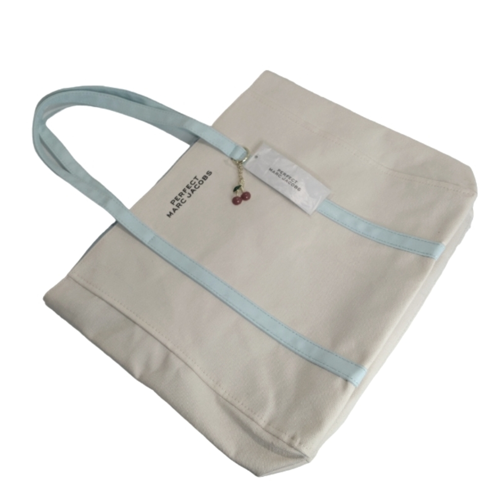 LIMITED EDITION Marc Jacobs Canvas w/Cherry Charm Tote NWT